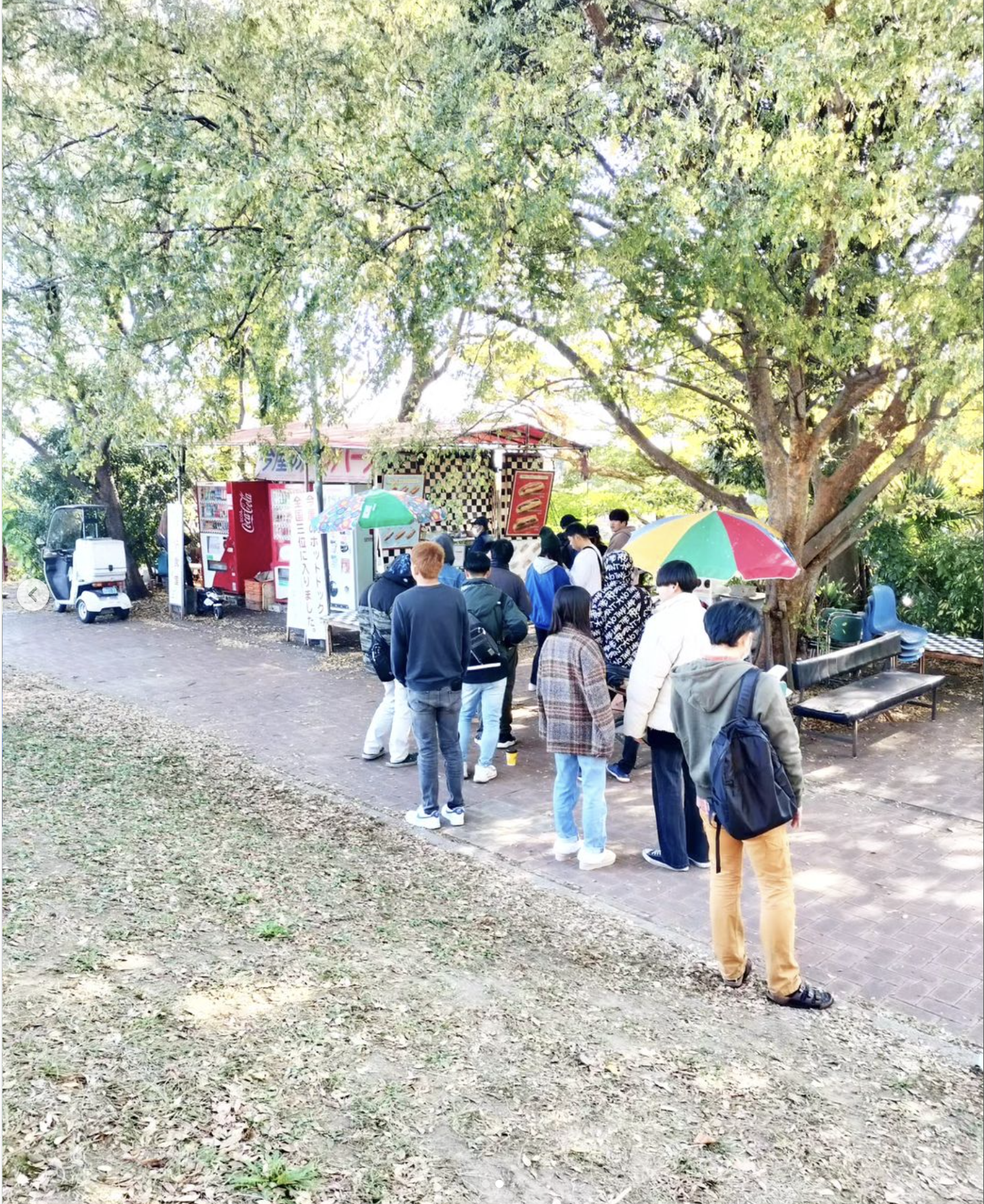 hot dog shop in Japan.